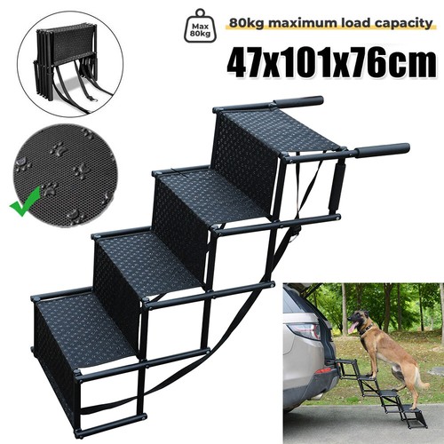 Folding car dog steps stairs - folding,
