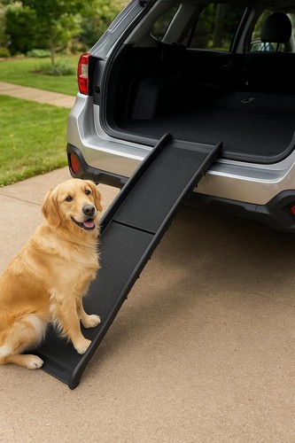 Dog pet ramp plastic folding - ramp,