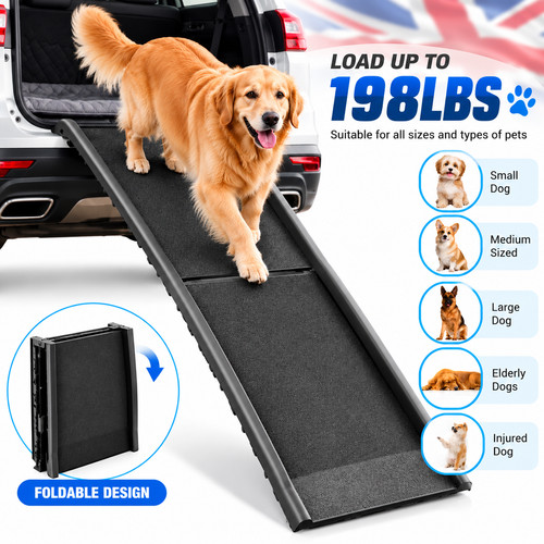 156cm folding dog ramp - 156cm,