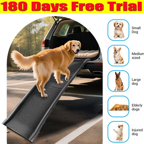 Folding pet ramp for - pet, dogs