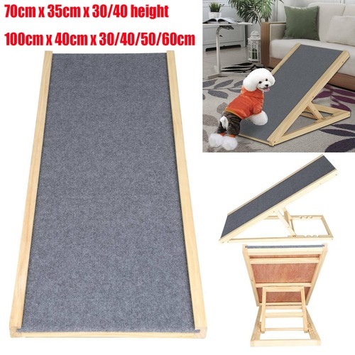 Dog pet ramp wooden folding - ramp,