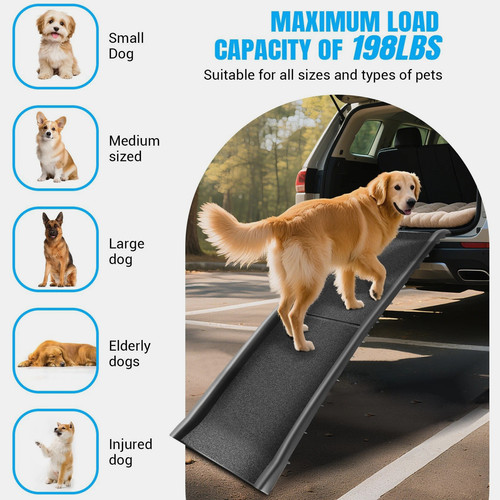 156cm foldable dog ramp for - 156cm,