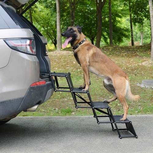 Portable foldable pet dog ramp - foldable,