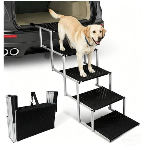 Step folding pet - 5-step, ramp