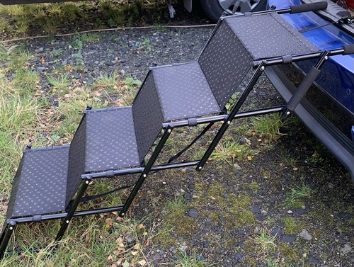Portable dog ramp - portable, (4-step)
