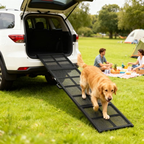 Pawhut 191 50cm dog - 50cm, ramp