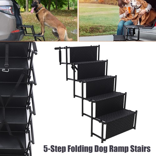 Step folding pet stairs - 5-step,