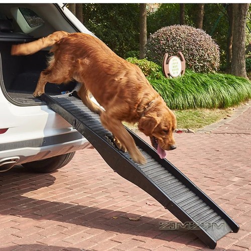 Foldable dog car ramp non - foldable,